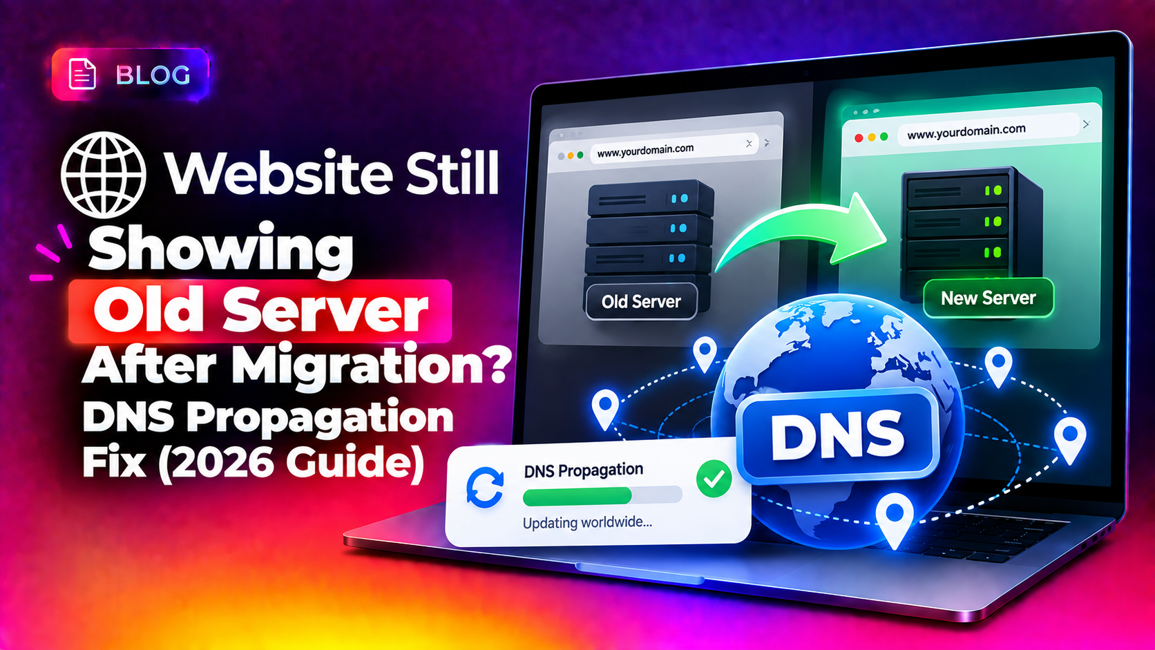 Website Still Showing Old Server After Migration? DNS Propagation Fix (2026)