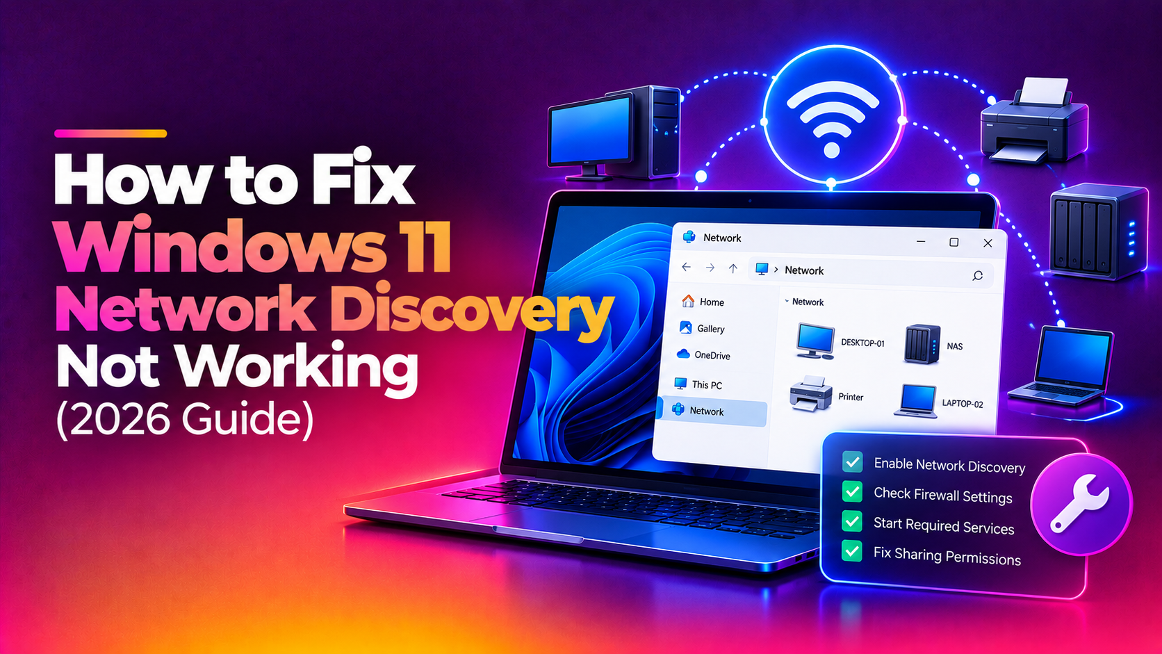 How to Fix Windows 11 Network Discovery Not Working (2026 Guide)