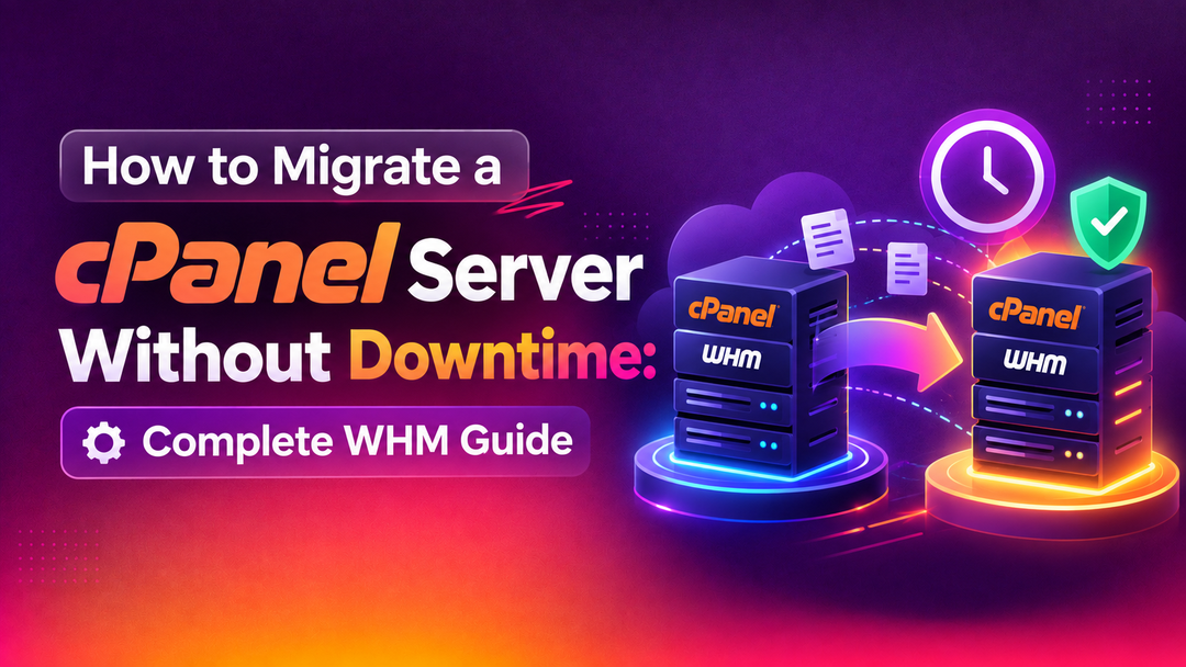 How to Migrate a cPanel Server Without Downtime: Complete WHM Guide